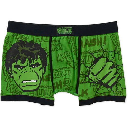 Marvel Avengers The Incredible Hulk Big Boys 1 Pack Boxer Shorts 